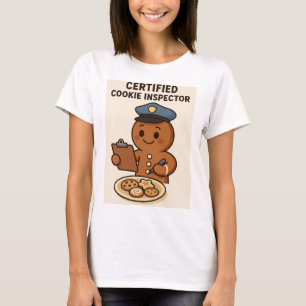 Certifierad kakorinspektör Pepparkaksgubbe T Shirt