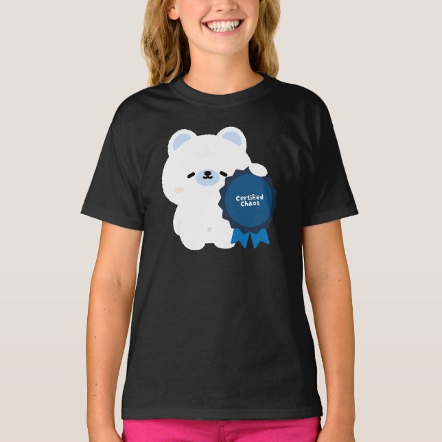 Certifierad Kaospolärbjörn T Shirt (Framsida)