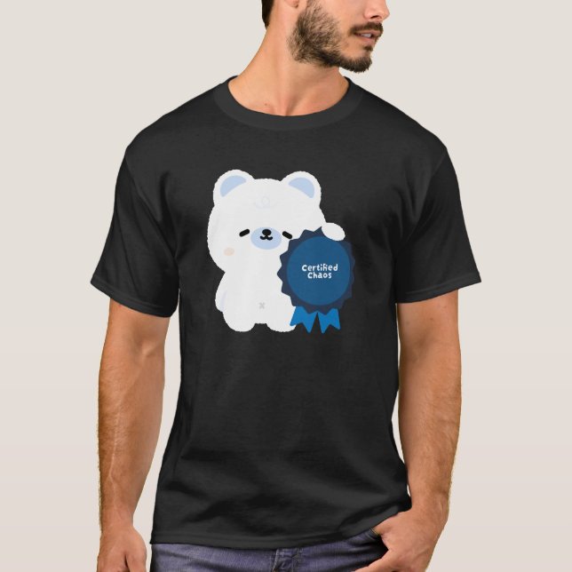 Certifierad Kaospolärbjörn T Shirt (Framsida)