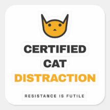 Certifierad kattdistrahering Rolig Kattdekal