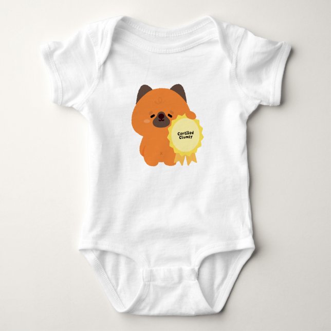 Certifierad Klumpig Tysk Shepherd Valp T Shirt (Framsida)