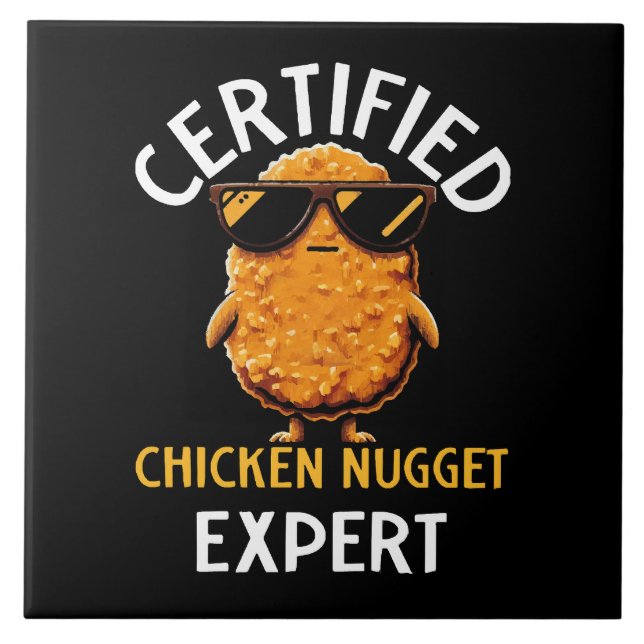 Certifierad Kycklingnuggetexpert Kakelplatta (Framsidan)