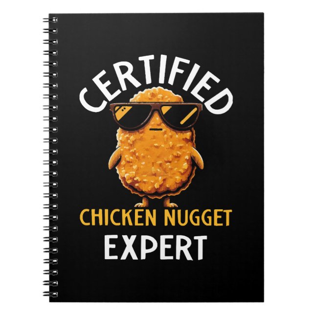 Certifierad Kycklingnuggetsexpert Anteckningsbok (Framsidan)