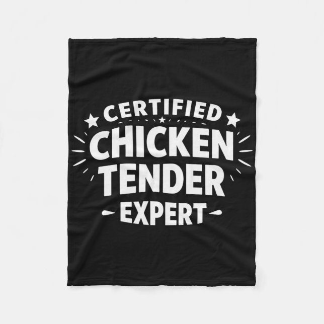 Certifierad KycklingTender Expert -  Fleecefilt (Framsidan)