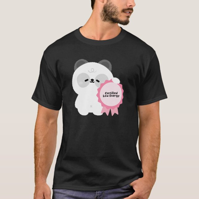 Certifierad Lågenergi Panda T Shirt (Framsida)