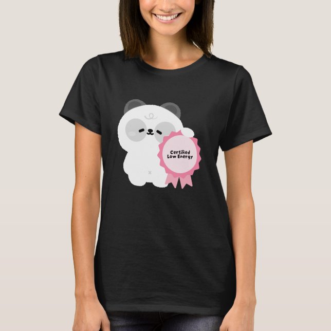 Certifierad Lågenergi Panda T Shirt (Framsida)