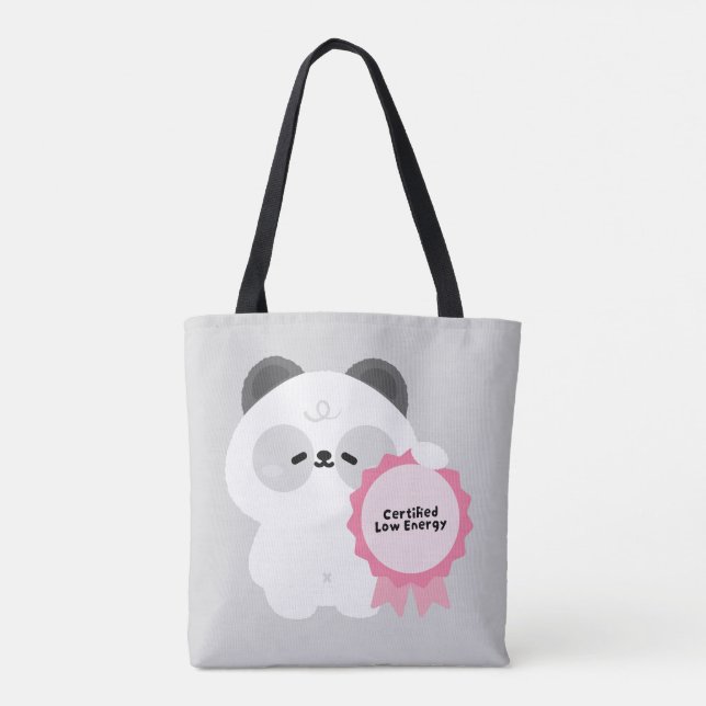 Certifierad Lågenergi Panda Tygkasse (Baksida)