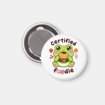 Certifierad matmatador söt kawaii groda som äter h