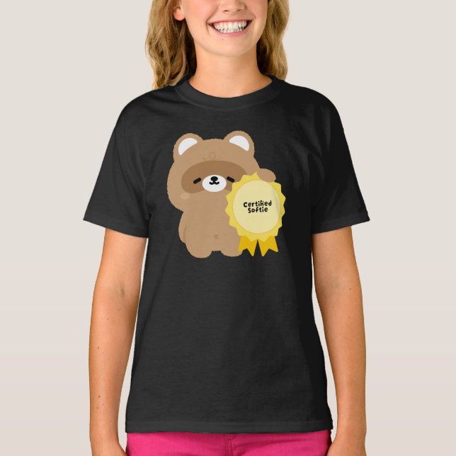 Certifierad Mjukis Bäver T Shirt (Framsida)