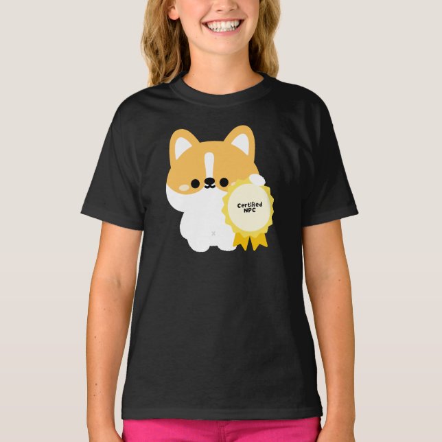 Certifierad NPC Corgi T Shirt (Framsida)