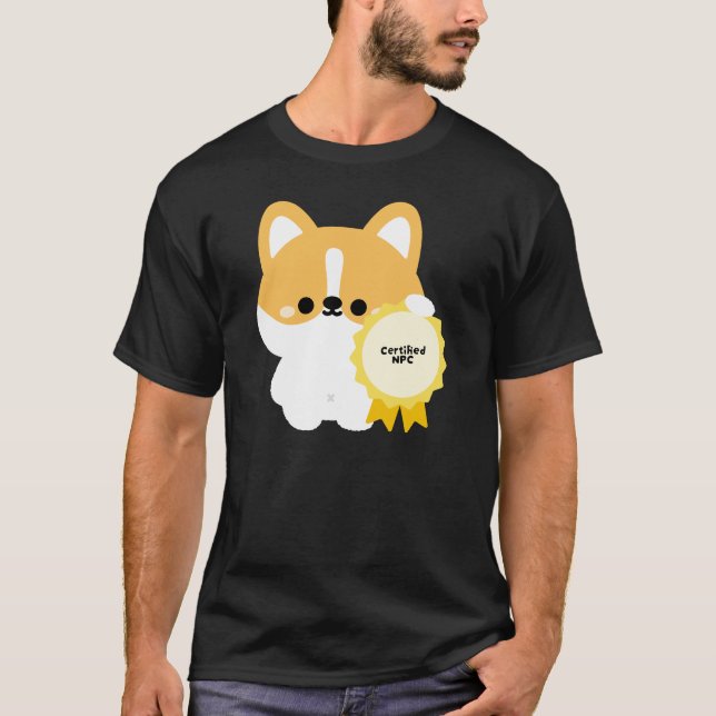 Certifierad NPC Corgi T Shirt (Framsida)