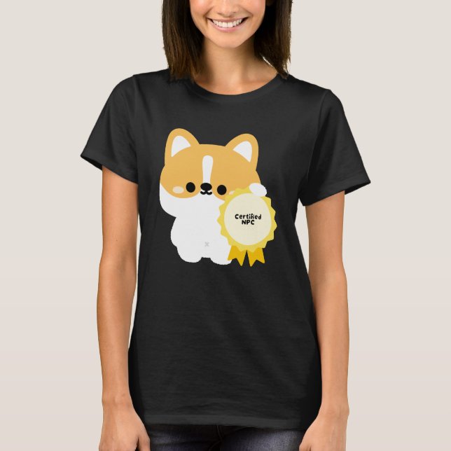 Certifierad NPC Corgi T Shirt (Framsida)
