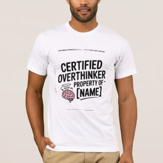 Certifierad överanalysator Rolig T-shirt present