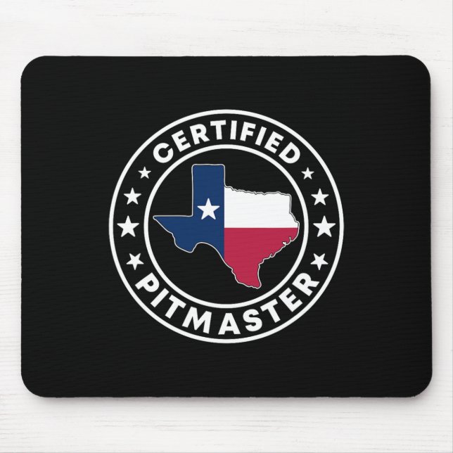 Certifierad Pitmaster Texansk Bbq Grilling Texas B Musmatta (Framsidan)