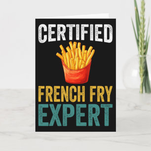 Certifierad pommes frites expert Trump snabbmat äl Kort