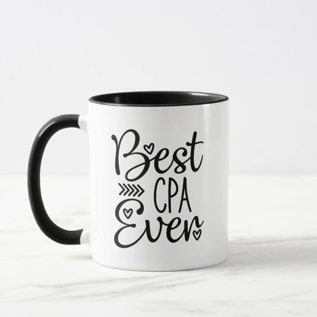 Certifierad Redovisningsekonom Bästa CPA Någonsin Mugg (Vänster)