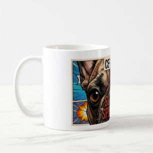Certifierad Sidoblick Specialist Rolig Fransk Bull Kaffemugg