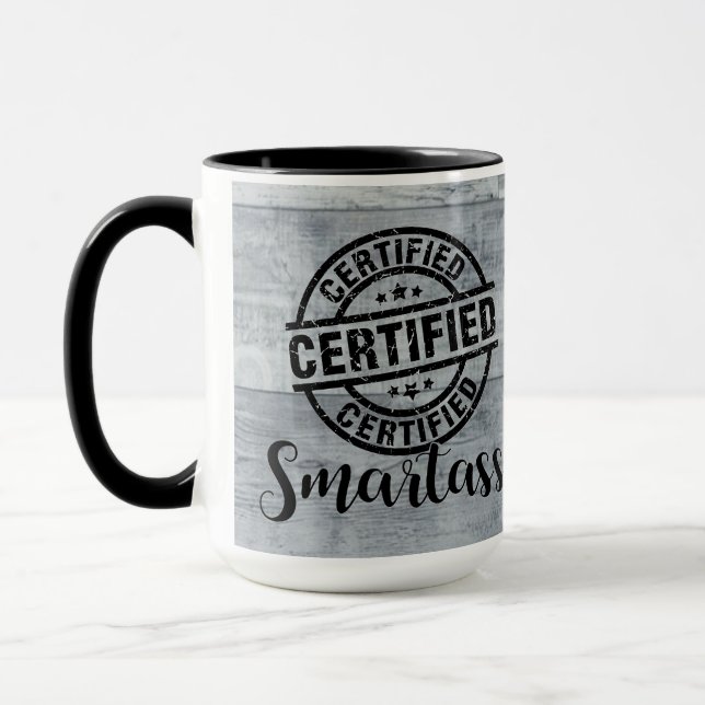 Certifierad Smartass 2 Mugg (Vänster)