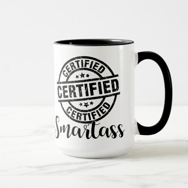 Certifierad Smartass Mugg (Höger)
