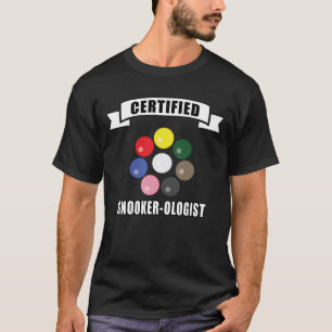 Certifierad Snooker-olog - Rolig Design T Shirt