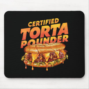 Certifierad Torta Under Rolig Mexikansk Mat Älskar Musmatta