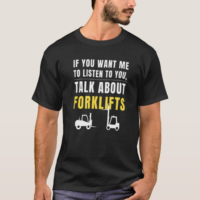 Certifierad truckförare för lager t shirt (Framsida)