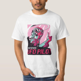 Certifierad UFO-pilot T Shirt