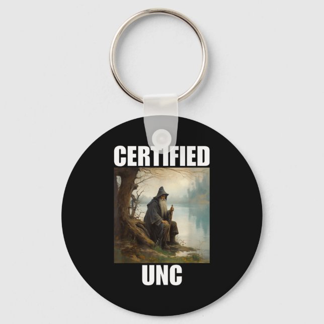 Certifierad unc-status  nyckelring (Framsida)