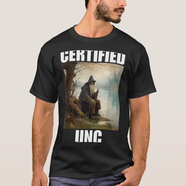 Certifierad unc-status  t shirt (Framsida)