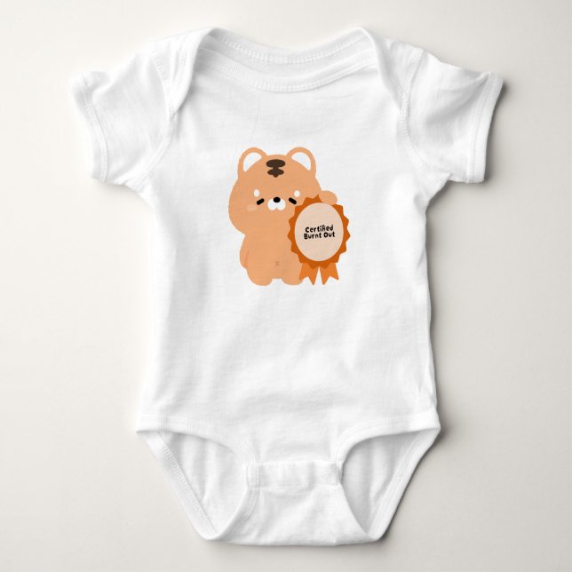 Certifierad Utbränd Tiger T Shirt (Framsida)