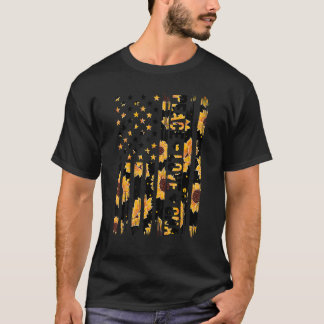 Certifierad vårdbiträde US Flagga CNA Sjukskötersk T Shirt