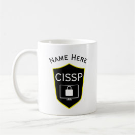 Certifiering av IT CISSP-tjänst för informationste Kaffemugg