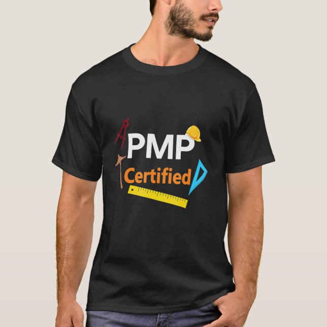 Certifiering av PMP Project Management Professione T Shirt (Framsida)