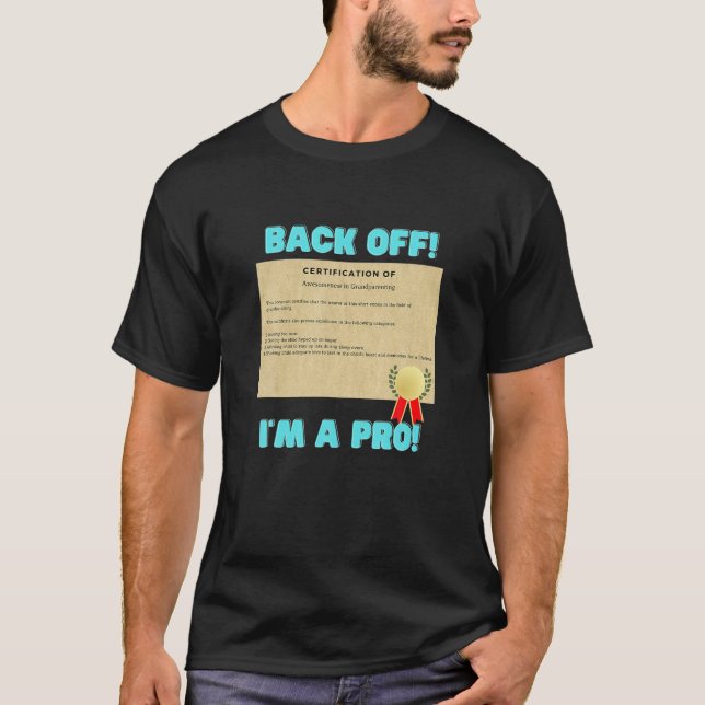 Certifiering av professionell som äldre t shirt (Framsida)