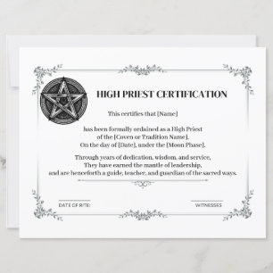 Certifiering med hög prioritet