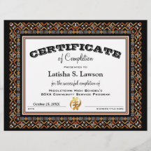 Certifikat African Färg Lera Trasa CMC1 Gräns
