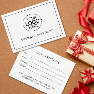 Certifikat för att lägga till Logotyp i rött svart