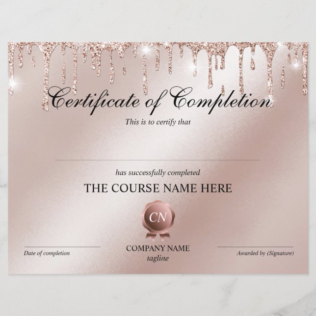 Certifikat för avslutad utbildning Utbildningsbevi (Framsida)