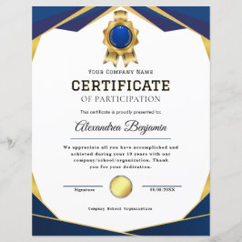 Certifikat för bedömning