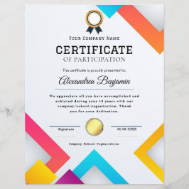 Certifikat för bedömning