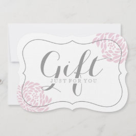 Certifikat för Classy Anpassade Blommigt Gift