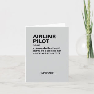 Certifikat för definition av flygpilotsdefinition kort
