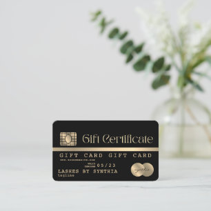 Certifikat för det moderna Kredit-kortet