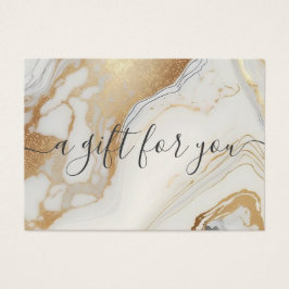 Certifikat för företagsgåva från White Guld