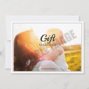 Certifikat för fotograf