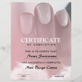 Certifikat för fullgörande av utmärkelsen Nagel