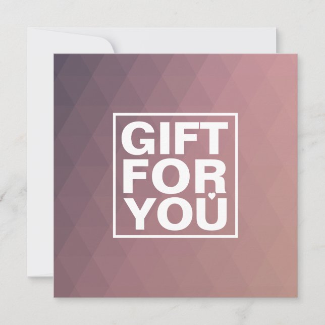 Certifikat för gåva från det moderna Ro-torget (Framsida)