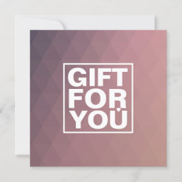 Certifikat för gåva från det moderna Ro-torget