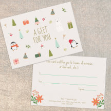 Certifikat för gåva till julklapp