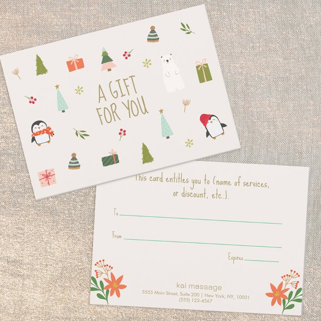 Certifikat för gåva till julklapp (Skapare uppladdad)